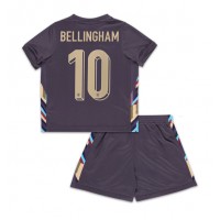 Engleska Jude Bellingham #10 Gostujuci Dres za djecu EP 2024 Kratak Rukav (+ Kratke hlače)